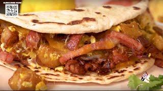 Texas Eats Huge Breakfast Tacos Loaded Calzones & Iconic Bites from around San Antonio