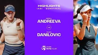 Mirra Andreeva vs. Olga Danilovic  2024 Iasi Semifinal  WTA Match Highlights