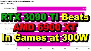 RTX 3090 Ti Beats AMD 6900 XT  3090 Ti vs 6900 XT  RTX 3090 Ti Performance  RX 6900 XT Benchmark