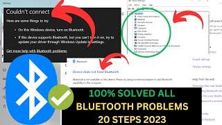 20 Steps To Fix Bluetooth Not Working In Windows 10 11 Bluetooth Not Showing In Device Manager?