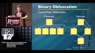 DEF CON 17 - Sean Taylor - Binary Obfuscation from the Top Down