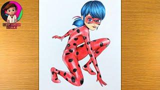 Miraculous Ladybug Drawing Easy  How to draw miraculous ladybug step by step