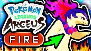 Can You Beat Pokémon Legends Arceus Using ONLY FIRE TYPES?