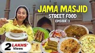 Jama Masjid Street Food  Qureshi Kabab Biryani Nahari  DELHI Food Vlog  Ramzan Special Ep-3