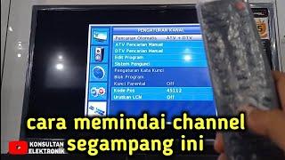 Cara Memindai Channel di TV Polytron Menangkap Siaran Digital TV tanpa STB