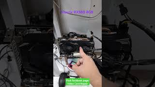 Aisurix Rx580 8GB - No display Solved #videocardrepair #workshopfix