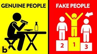 8 Differences Between Genuine & Fake People