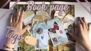 #roxysweeklychallenge How to Make Book Page Tags