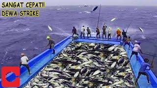 GOD STRIKE VERY FAST TUNA FISHING IN SEA  AWESOME FISHING