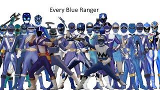 Every Blue Power Ranger MMPR - Dino Fury