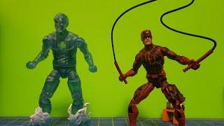 Daredevil vs Hydro-man  Marvel Legends Hasbro Pulse Exclusive Spiderman VHS 2-pack Review