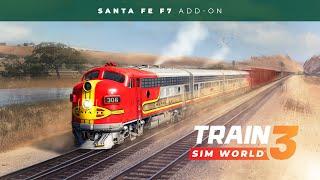 Lets Play Train Sim World 3 - Santa F7 Add-On - Live Stream - E1