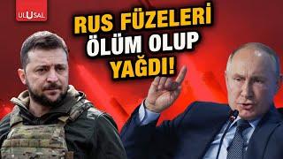 Putin talimatı verdi Rusya Ukrayna mevzilerini füzelerle vurdu