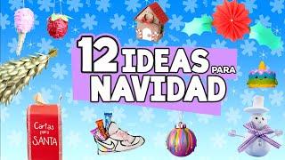 12 DECORACIONES NAVIDEÑAS FÁCILES para TU CASA  Craftingeek