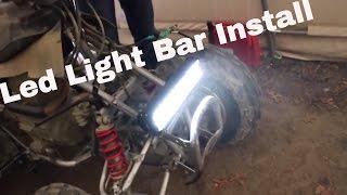 How to Install Led Light Bar on Atv 