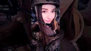 Russian Girl Army Power.