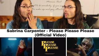 Sabrina Carpenter - Please Please Please Official Video I Our Reaction  TWIN WORLD