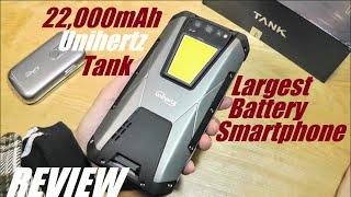 REVIEW Unihertz Tank - Worlds Largest Battery Smartphone? 100 Day Standby Time