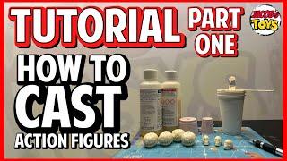 TUTORIAL - How to Cast Action Figures  PART ONE - MOULDS  Custom Action Figures  Jacobs Toys