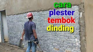 cara plester tembokcara plaster dinding