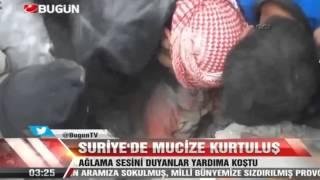 Suriyeli bebek mucize kurtulus