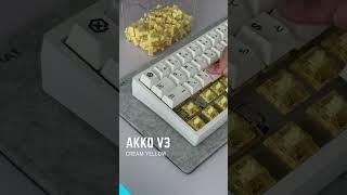 Akko V3 Cream Yellow  smooth and creamy linear switch