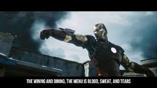 Skillet - Finish Line Lyric Video - Iron Man Tribute