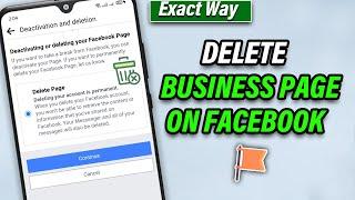 How to Delete Business Page on Facebook 2024 Android & iOS