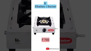 Top 5 Best Glass Stainless Steel Single 1 Burner Gas Stove in India  Price Brand 2023 for Kitchen