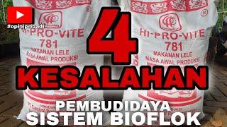 4 Kesalahan Pembudidaya Bioflok Pemula  #budidaya #bioflok