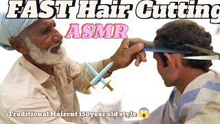 ASMR Fast 150year old Hair Cutting ️ Lofi with barber is old part135