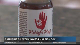 Cannabis oil working for Haleigh Cox 2017