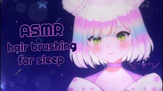 ASMR hair brushing + scalp massage‍️  personal attention  3DIObinaural #asmr