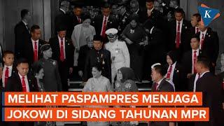 Melihat Cara Paspampres Menjaga Presiden Jokowi