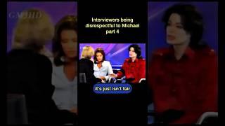 Interviewers being disrespectful to Michael Jackson #kingofpop #michaeljackson #mj