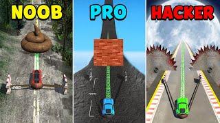 NOOB vs PRO vs HACKER - Slingshot Stunt Driver