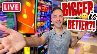  LIVE Is BIGGER Better? We Play ALL the Bets