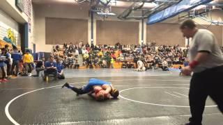 Jasen vs Rockville 132 lbs wrestling 2616