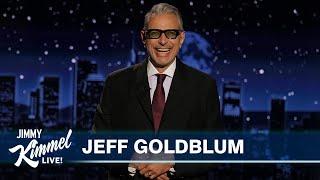 Jeff Goldblum on Earthquake During Rehearsal 2028 Olympics in LA & He Sings About Guest Hosting