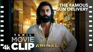 ANIMAL TAMIL SCENE #12 The Famous Gun Delivery Ranbirs Fight Ranbir K Rashmika Sandeep V