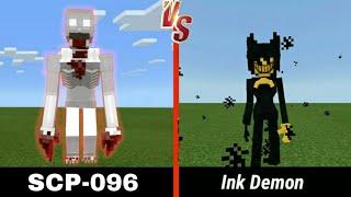 SCP_096 vs. Bendy Ink Demon  Minecraft CRAZY BATTLE