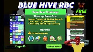 LIVE How to do ROBO CHALLENGE as BLUE HIVE Guide + FREE CUB BUDDY GIVEAWAYS  Bee Swarm Simulator