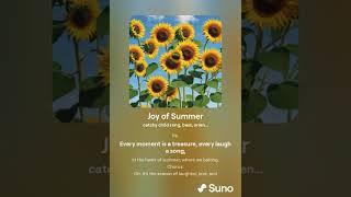 Joy of Summer - Karaoke Song for Children with Lyrics