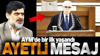 AYMDE BİR İLK. BAŞKANIN AYETLİ ADALET VURGUSU LAİKLERİ ÇILDIRTTI. ALİ KARAHASANOĞLU SESLİ MAKALE