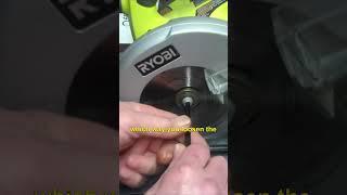 How to Fix a Ryobi Circ Saw Quick and Easy Tutorial #diy #circularsaw #shortsfeed #tool #shortsvide