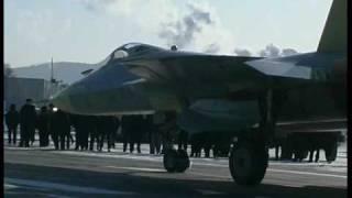 Sukhoi T-50 PAK-FA prototype first flight