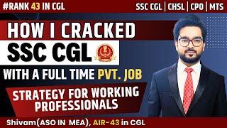 SSC Exams  Tips for Working Professionals & Busy College Students  #ssc #ssccgl #ssccgl2024 #chsl