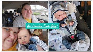 Wir fahren zu Tante Gaby mit Luca & Mika  Vlog  Reborn Baby Deutsch  Little Reborn Nursery