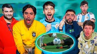 Uruguay 0 4 vs 2 0 Brasil   Reacciones de Amigos  Copa América 2024