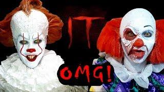 Old and New Pennywise Cosplay invades cinemas - IT early screening in Manila Philippines